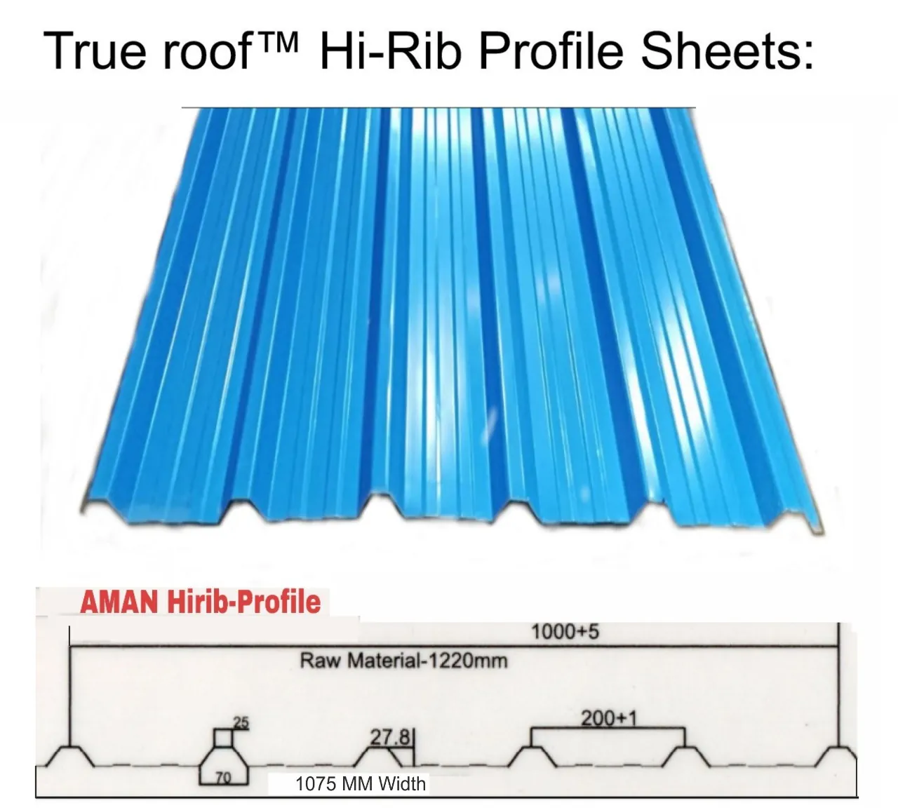 Colored Metal Roof