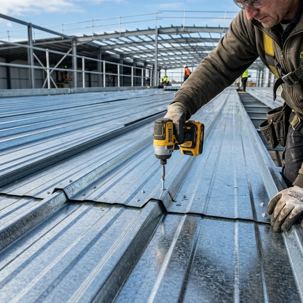 Industrial roofing technical detail