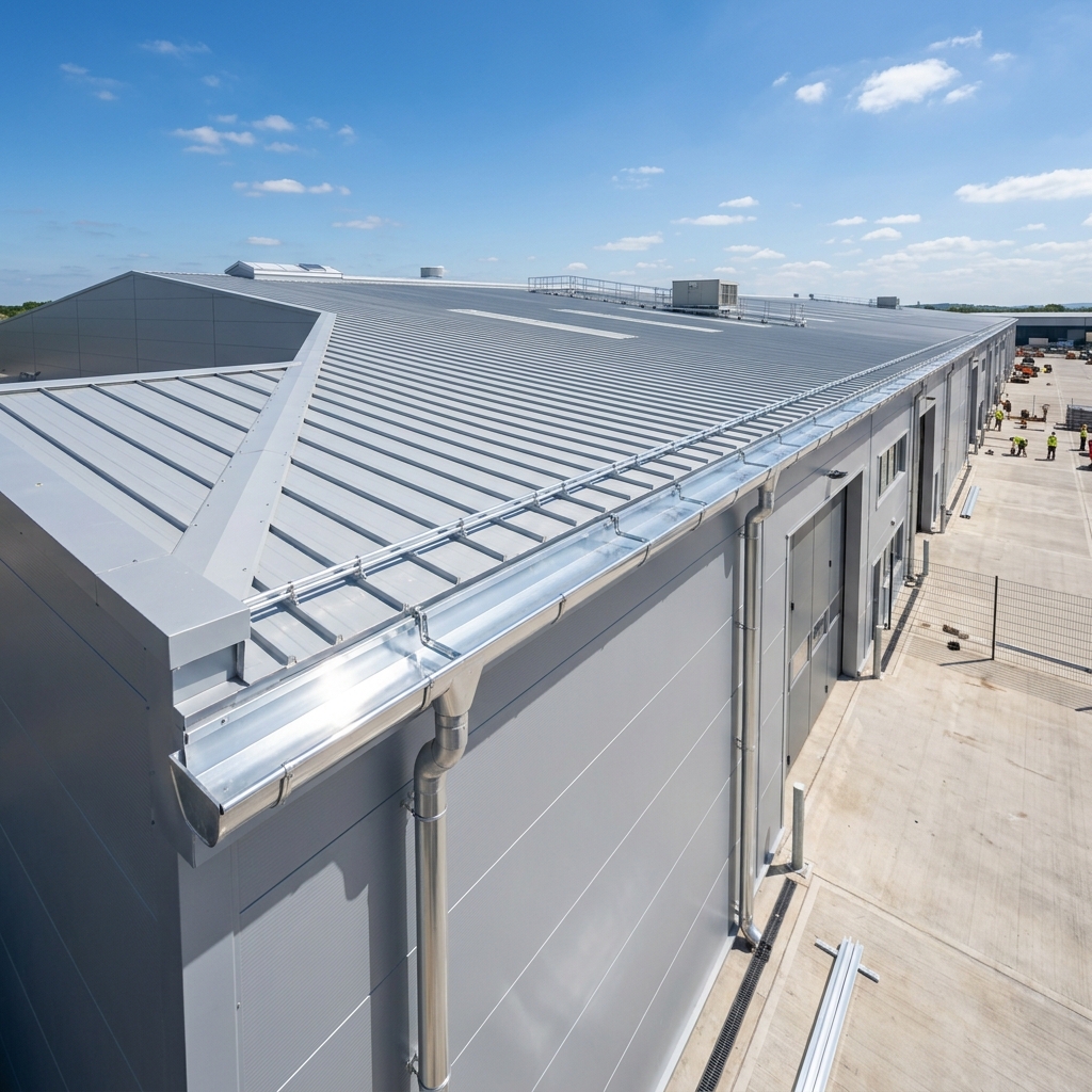 Industrial UPVC Gutter System