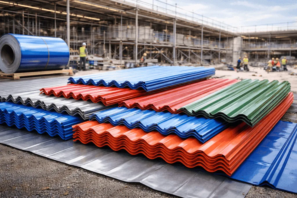Industrial Metal Roofing Sheets Navi Mumbai - Trapezoidal and Corrugated Profiles